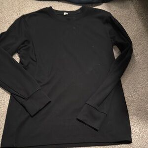 Men's Black Long Sleeve Shirt